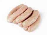 White Raw Sausage